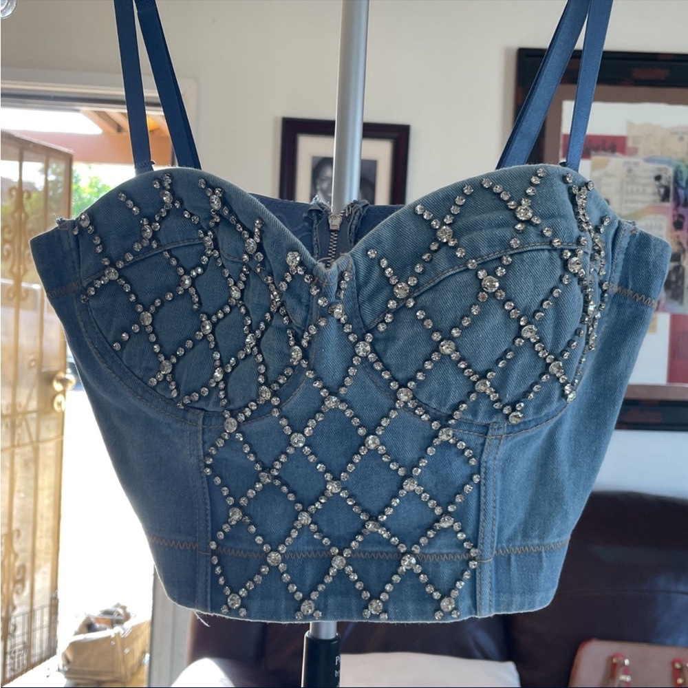 Denim Bustier